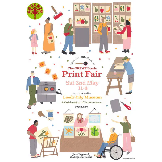 I'm excited to share that I'll be at The GREAT Leeds Print Fair at @leedscitymuseum on Saturday the …