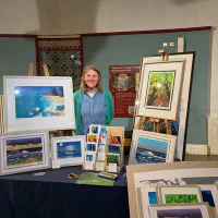 Setup and ready @leedscitymuseum for the @studiogreenly GREAT Leeds print fair. I’m here from 11-4 t…