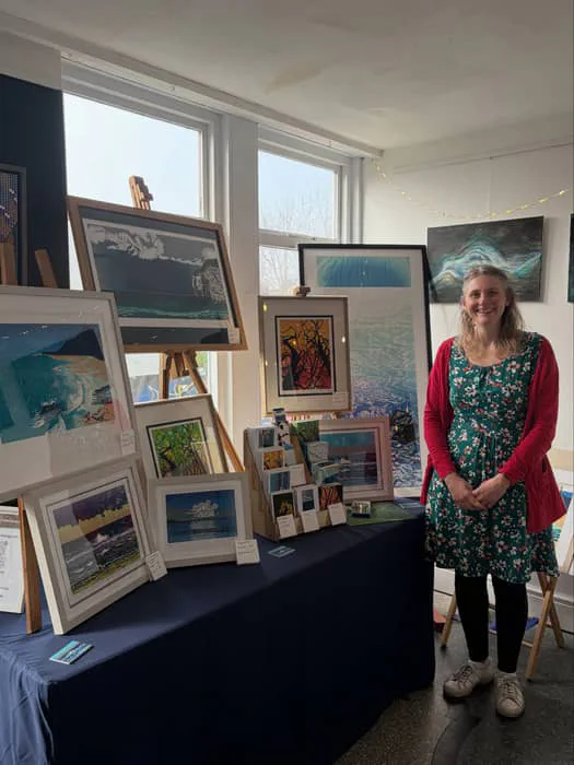 Setup @northlightleeds I’m here today from 10-4

Selling framed and unframed woodblock prints, cards…